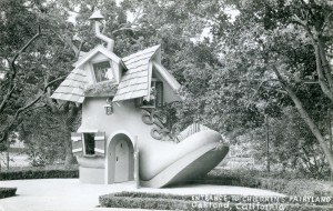 Entrance to Children's Fairy Land, Oakland, California RPPC                                   
